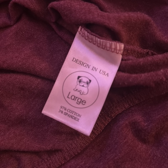 Yexipo maroon long sleeve - Picture 6 of 7